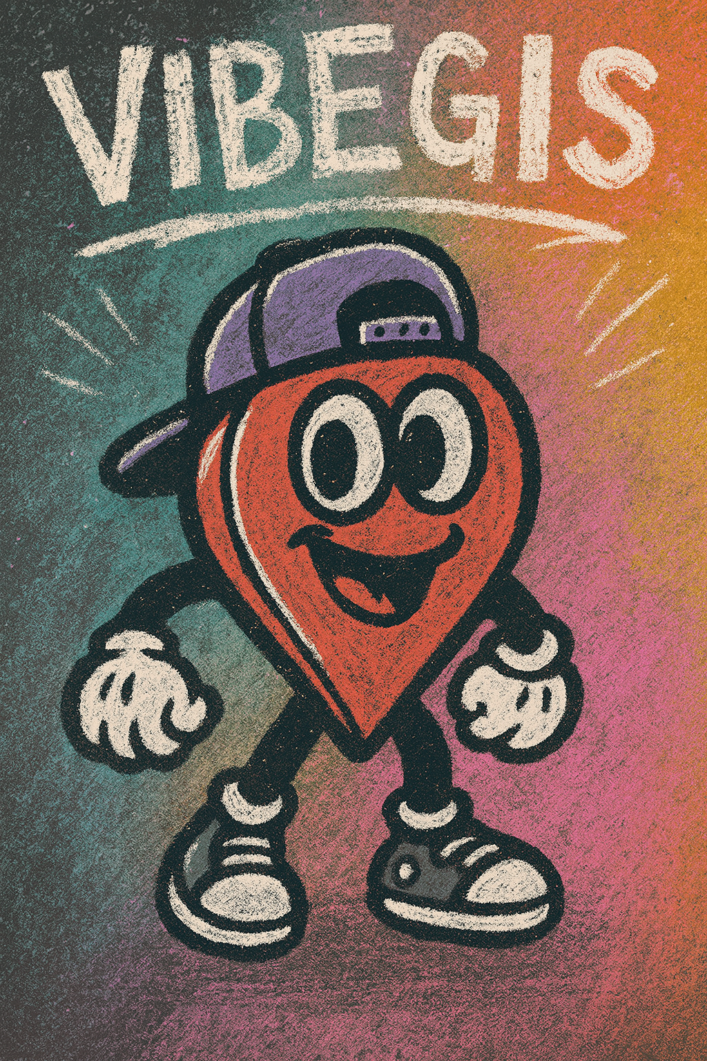 globe_graffiti_kid_chalk